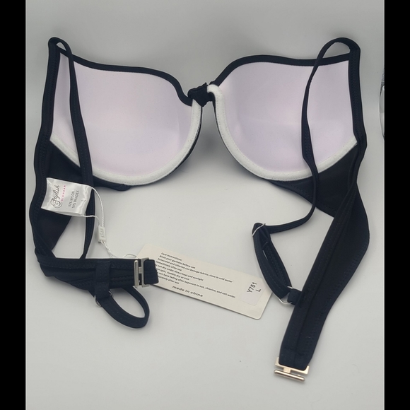 🆕️ NWT Red Dress Boutique Keep Confident Black Bikini - Picture 12 of 12